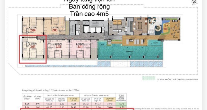 mat bang vi tri can ho ban 1 810x430 - Giá mua bán căn hộ 2pn có sân vườn Chung cư The Aurora Phú Mỹ Hưng Quận 7 T10/2024