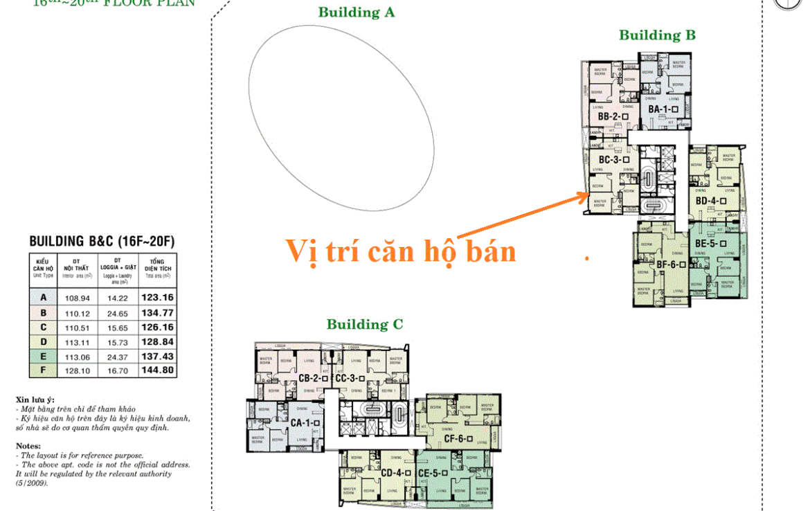 mat bang vi tri can ho ban 1170x738 - Giá mua bán căn hộ 3pn Block B Chung cư Riverpark Residence Quận 7 T10/2024