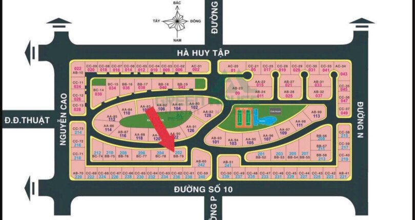 mat bang vi tri nha ban tai khu biet thu phu gia quan 7 t10 2024 810x430 - Giá mua bán nhà nguyên căn số 202 Khu Biệt thự Phú Gia Quận 7 T10/2024