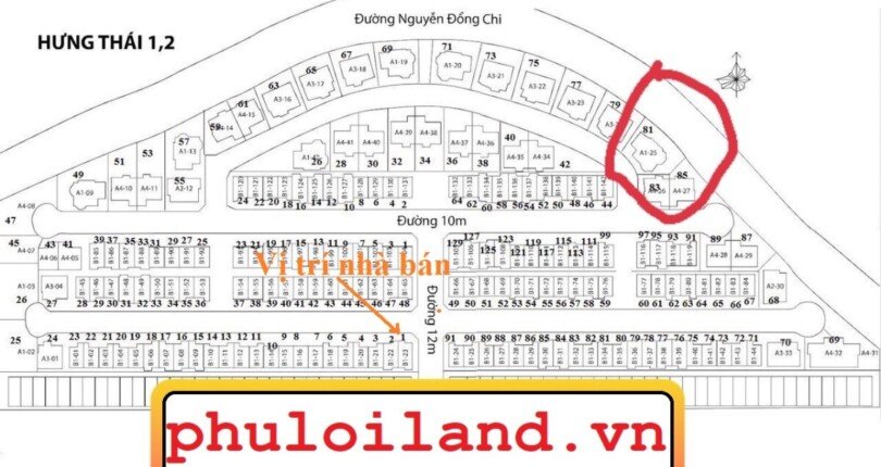mat bang vi tri nha biet thu ban 810x430 - Giá mua bán tòa nhà Biệt thự nguyên căn số 01 khu Hưng Thái 1 Quận 7 T10/2024
