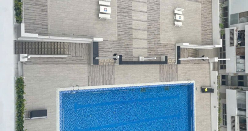 can ho truc dien ho boi noi khu 810x430 - Giá mua bán căn hộ 3pn block B chung cư Mỹ Khánh 4 Quận 7 T11/2024