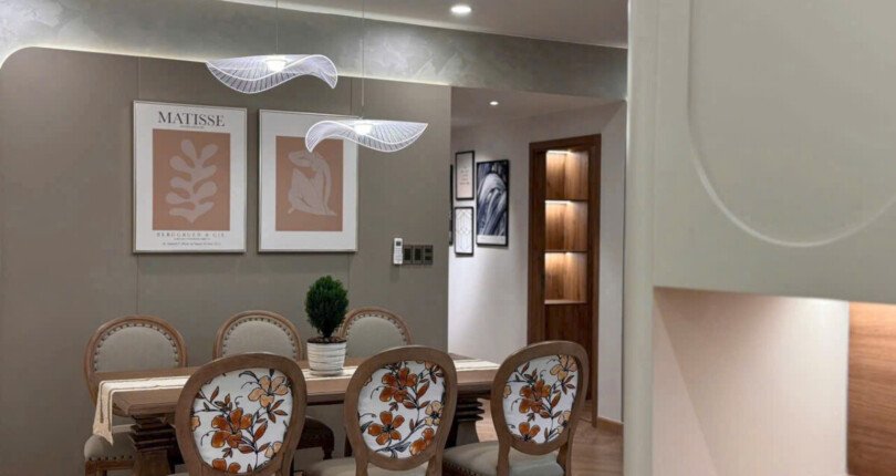 khong gian phong an 810x430 - Giá cho thuê căn hộ 3 phòng ngủ chung cư Riverpark Residence Phú Mỹ Hưng Quận 7 T11/2024