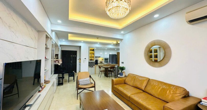 phong khach can ho sang trong 810x430 - Giá cho thuê căn hộ 3 phòng ngủ Block B chung cư Garden Plaza 1 Phú Mỹ Hưng Quận 7 T11/2024