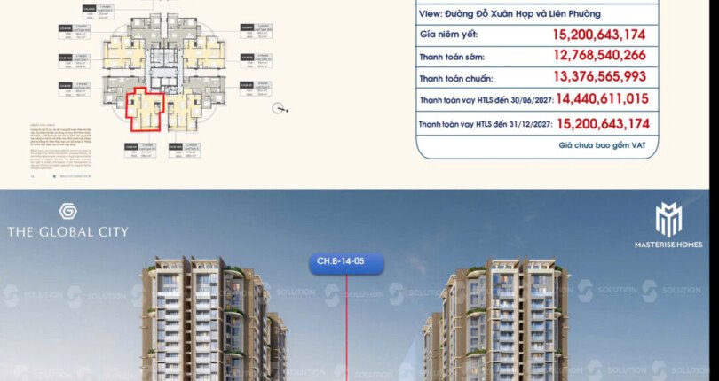 hinh anh mua ban can ho 3pn chung cu the global city t12 2024 810x430 - Giá mua bán căn hộ 3pn Block B số 05 chung cư The Global City T12/2024