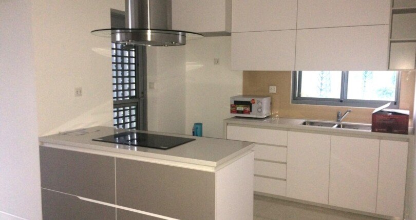 khong gian bep rong rai 6 810x430 - Giá mua bán căn hộ 3pn - 133m2 chung cư Green Valley Phú Mỹ Hưng Quận 7