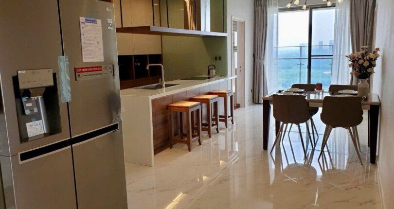 khong gian bep va phong an 3 810x430 - Giá cho thuê căn hộ 3pn block A chung cư Midtown Phú Mỹ Hưng Quận 7 T12/2024