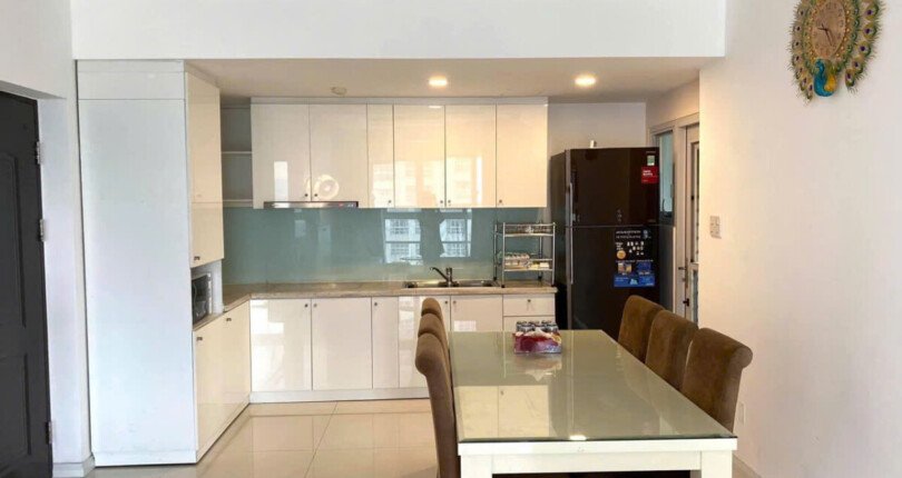 khong gian bep va phong an 4 810x430 - Giá mua bán căn hộ 3pn K.04 chung cư Happy Valley R18 Quận 7 T12/2024