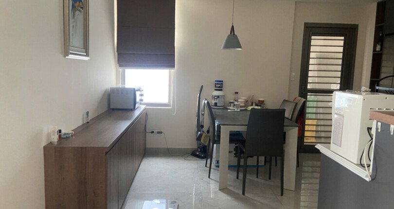khong gian bep va phong an 810x430 - Giá cho thuê căn hộ 1pn block B chung cư Saigon South Nhà Bè T12/2024