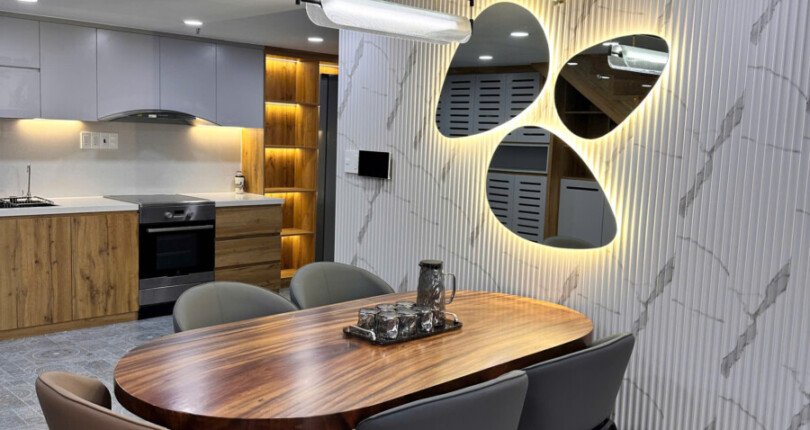 khong gian phong an va bep 1 810x430 - Giá cho thuê căn hộ 4 phòng ngủ block A chung cư Scenic Valley 1 Phú Mỹ Hưng Quận 7 T12/2024