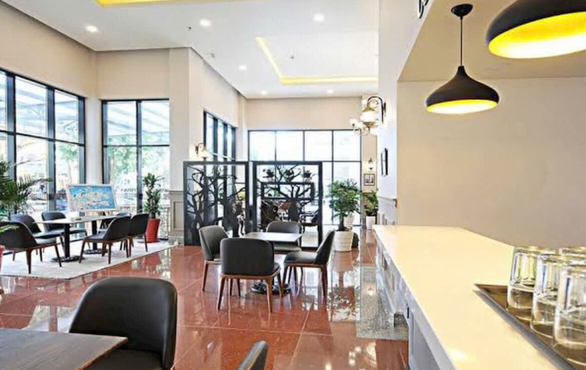 khong gian sanh le tan tang tret 1170x738 - Giá mua bán tòa nhà khách sạn Twins Hotel nội khu Hưng Phước 3 Phú Mỹ Hưng Quận 7 T12/2024