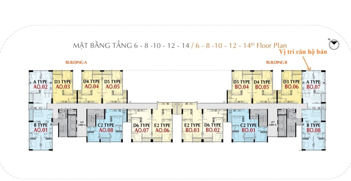 mat bang vi tri can ho ban 9 1170x605 - Giá mua bán căn hộ 3 phòng ngủ block B chung cư Hưng Phúc Premier Quận 7 T12/2024