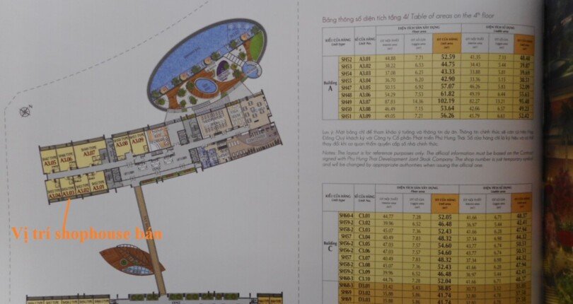 mat bang vi tri shophouse can ban 810x430 - Giá mua bán Shophouse Officetel Khu dân cư Midtown m7 Phú Mỹ Hưng Quận 7 T12/2024