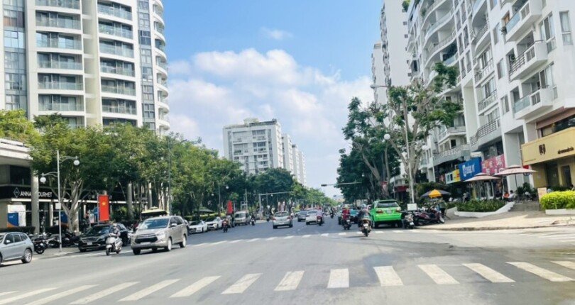vi tri chung cu mat duong nguyen duc canh phuong tan phong quan 7 810x430 - Giá mua bán căn hộ tầng trệt Ground house chung cư Riverpark Premier Quận 7 T12/2024