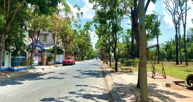 vi tri nha biet thu ban mat duong so 25 810x430 - Giá mua bán nhà Biệt thự nguyên căn Đường số 25 khu dân cư An Phú Hưng Quận 7 T12/2024