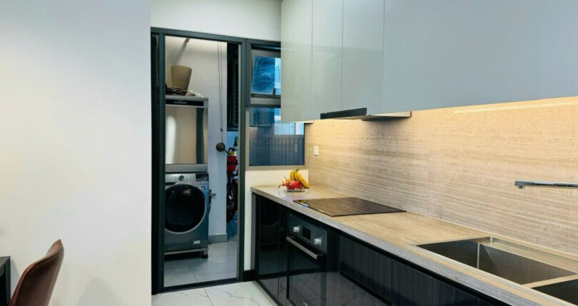 can canh bep 810x430 - Giá mua bán căn hộ 2 phòng ngủ Tháp Linden chung cư Empire City Thủ Thiêm T1/2025