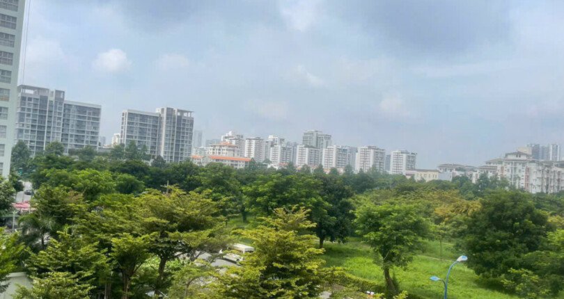 can ho cho thue lien ke cong vien noi khu 810x430 - Giá cho thuê căn hộ 3 phòng ngủ chung cư Happy Valley Quận 7 T1/2025