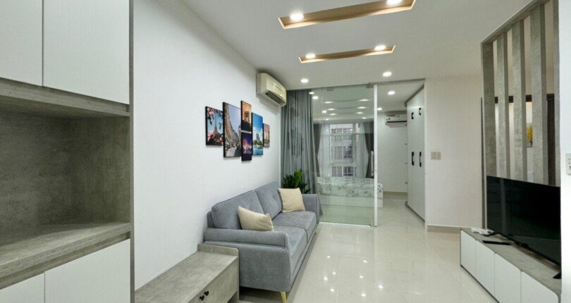 cho thue can hi sky garden 3 14 810x430 - Cho thuê căn hộ đẹp tại Sky Garden 3. DT 56m2- Nhà đẹp 2 Phòng-1wc Nội thất đầy đủ- Giá thuê 15 Triệu/Tháng