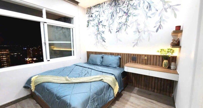 khong gian phong ngu nho 810x430 - Giá mua bán căn hộ 3 phòng ngủ block A chung cư Cảnh Viên 1 Quận 7 T1/2025