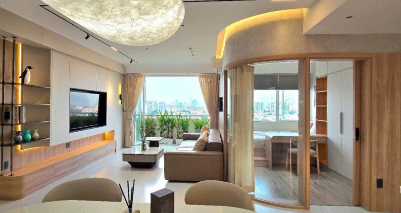 phong khach can ho ban 10 810x430 - Giá mua bán căn hộ 3 phòng ngủ chung cư Grand View A Quận 7 T1/2025
