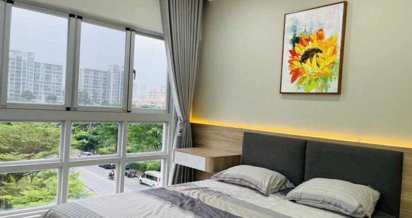 phong ngu can ho cho thue 11 810x430 - Giá cho thuê căn hộ 3 phòng ngủ chung cư Happy Valley Quận 7 T1/2025