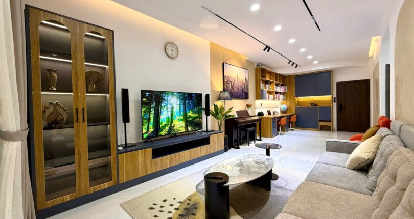ban can ho sky garden 2 8 1 810x430 - Cần bán căn hộ Sky Garden 2. Căn đặc biệt có sân vườn. DT 100m2 Nội thất mới 100%. 3 Phòng-2wc- Giá 7.3 Tỷ