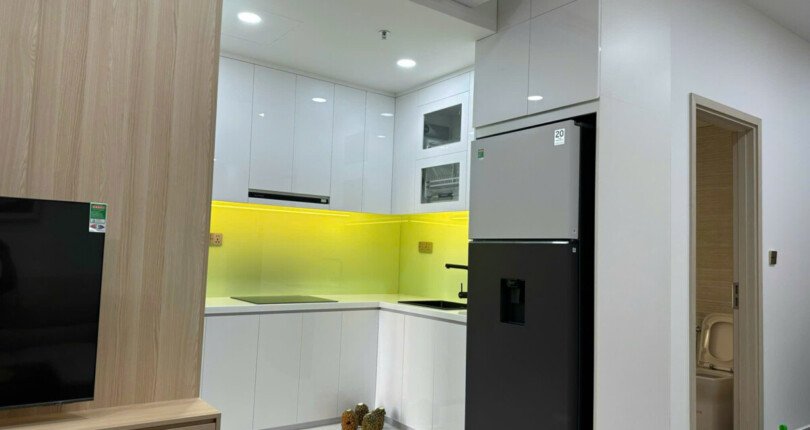 bep can ho cho thue 7 810x430 - Cho thuê căn hộ chung cư Acsentia, 01pn, giá 21tr/tháng, nhà đẹp, đầy đủ nội thất.
