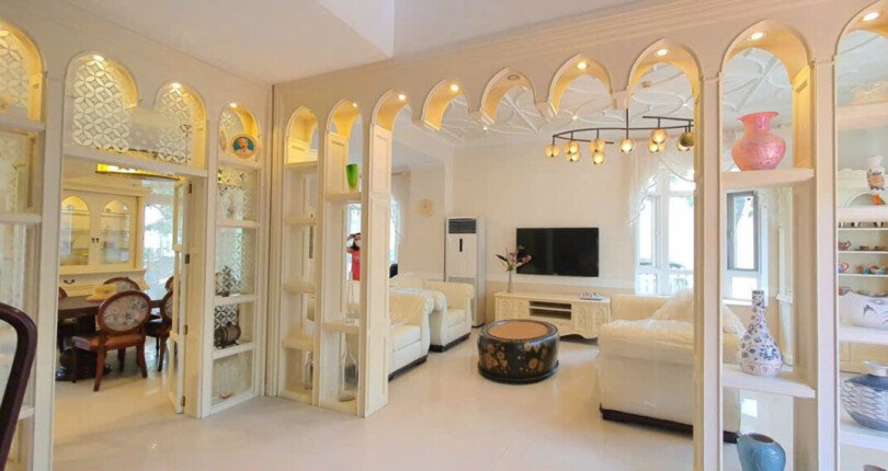 khong gian phong khach sang trong 810x430 - Giá cho thuê nhà Biệt thự nguyên căn số 006 Nội khu Phú Gia Quận 7 T2/2025