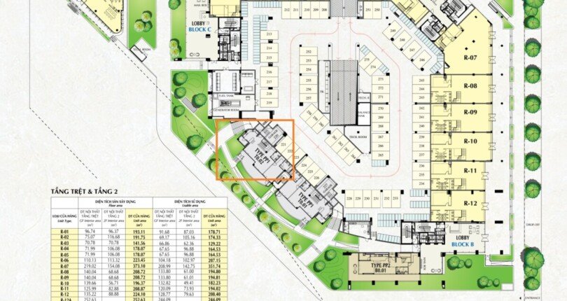 mat bang vi tri can ho ban 5 810x430 - Bán gấp căn hộ tầng trệt Ground House Riverpark Premier, diện tích 237m2, giá 30 tỷ