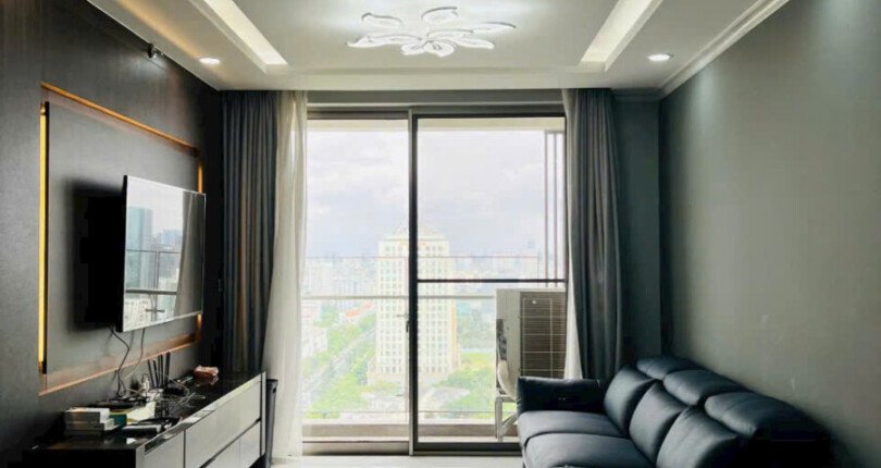 phong khach can ho ban 36 810x430 - Bán gấp căn hộ 3pn block A lầu 21 chung cư The Grande m5 Quận 7, 135m2 giá 13,5 tỷ