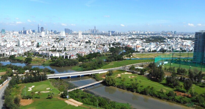 view can ho ban 4 810x430 - Giá mua bán căn hộ Tophouse 5 phòng ngủ chung cư Happy Valley Quận 7 T2/2025