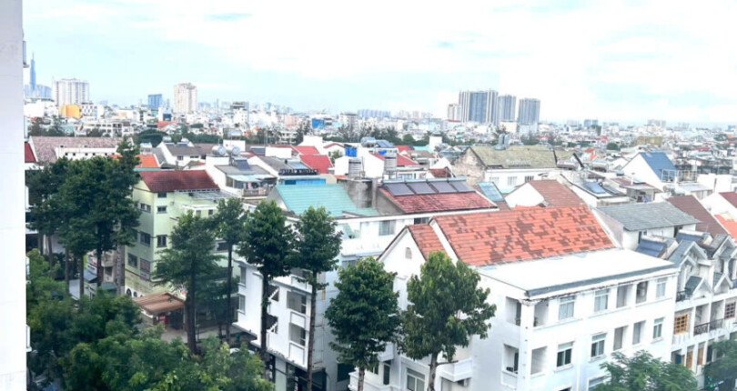 ban can ho sky garden 3 3 11 810x430 - Cho thuê căn góc Sky Garden 3. DT 72m2- Thiết kế 3 Phòng-2wc- Nhà đủ nội thất- Lầu trung- Giá 16 Triệu/Tháng