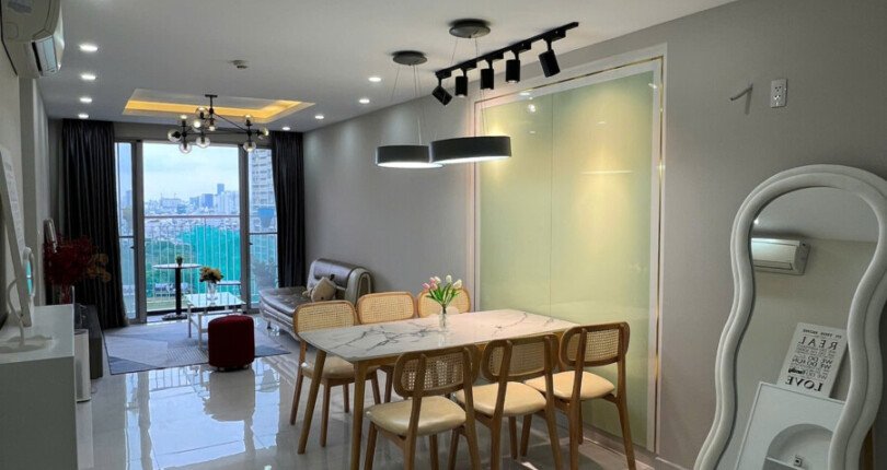 bep can ho cho thue 3 810x430 - Cho thuê căn góc chung cư Scenic Valley 1, 03pn, căn góc, giá 26tr/tháng, đầy đủ nội thất.