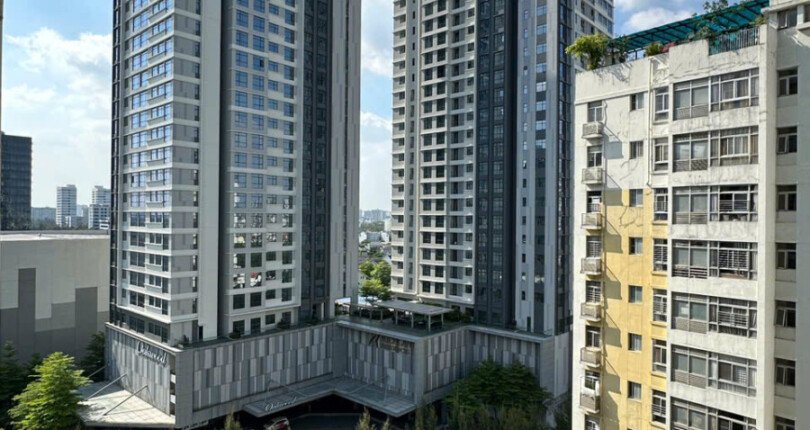 cho thue can ho sky garden 1 3 810x430 - Cho thuê căn hộ Duplex Sky Garden 1. DT 100m2- Nhà đẹp- 3 Phòng ngủ- Đầy đủ nội thất- Giá thuê 1.500 USD/Tháng