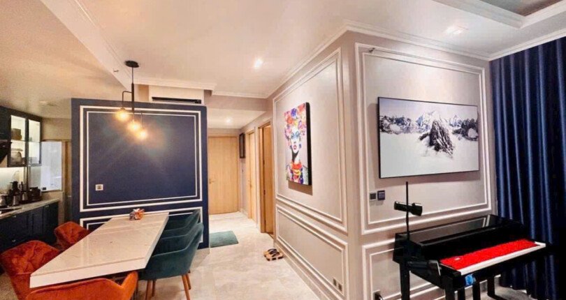 khong gian phong an va bep rong rai 1 810x430 - Bán gấp căn hộ 3pn chung cư The Peak diện tích 112m2 nội thất cao cấp giá 13,4 tỷ