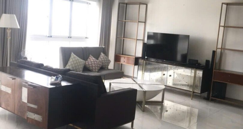 phong khach can ho ban 23 810x430 - Giá mua bán căn hộ 3pn 135m2 Block N số 02 chung cư Happy Valley Quận 7 T3/2025