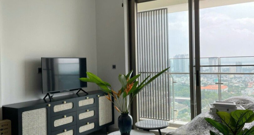 phong khach can ho cho thue 11 810x430 - Cho thuê căn hộ 2pn chung cư The Peak ( M8 Midtown ) nội thất căn hộ đầy đủ, xem nhà dễ.