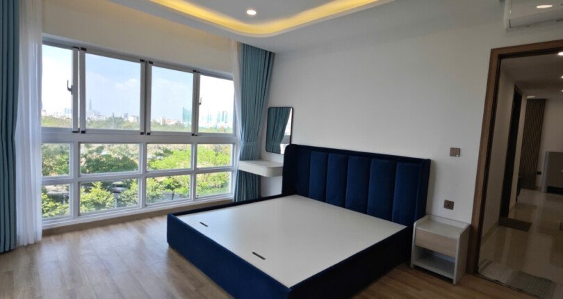 phong ngu can ho can cho thue 9 810x430 - Cho thuê căn hộ 03pn, 135m2, chung cư Happy Valley , nội thất căn hộ đầy đủ, giá 35tr/tháng, xem nhà dễ.