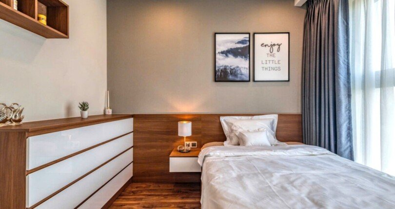 phong ngu nho trong can ho ban 810x430 - Bán gấp căn hộ 3 phòng ngủ Midtown Phú Mỹ Hưng Block A 135m2, căn góc, giá 12,5 tỷ