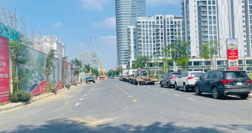 vi tri du an toa lac mat duong d bac phuong tan phu quan 7 810x430 - Giá mua bán tòa nhà nguyên căn L'arcade Phú Mỹ Hưng T3/2025
