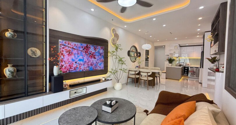 ban can ho sky garden 3 7 15 810x430 - Bán căn hộ đẹp tại Sky Garden 3. Căn góc 74m2 Nhà đẹp- Nội thất mới-3 Phòng- cửa tây view đông nam- Giá bán 6.130 Tỷ