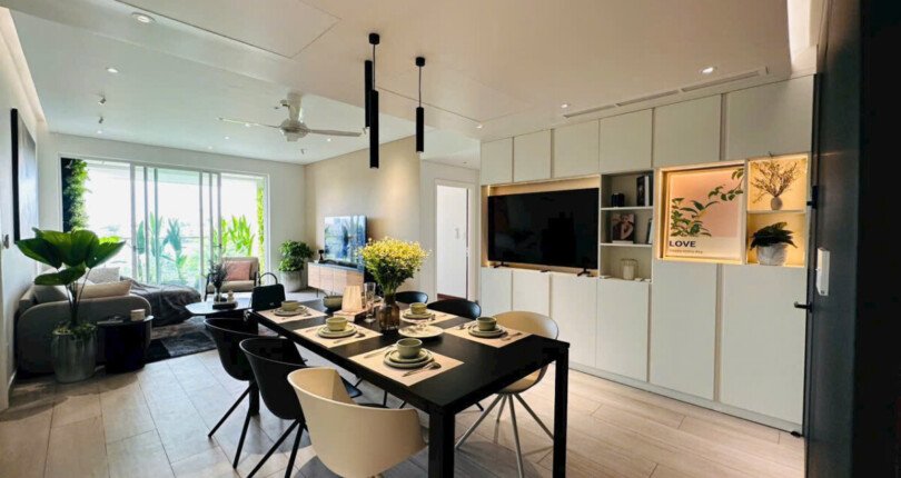 bep can ho ban 2 810x430 - Bán căn hộ chung cư Reiverside Residence , diện tích 130m2, giá 13.8 tỷ, nhà mới , nội thất đầy đủ.