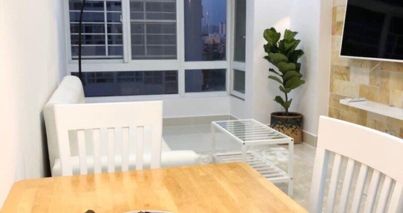 cho thue can ho sky garden 3 9 1 810x430 - Cho thuê căn góc Sky Garden 3. DT 72m2- Thiết kế 3 phòng-2wc- Nội thất đầy đủ- Giá thuê 18 Triệu/Tháng