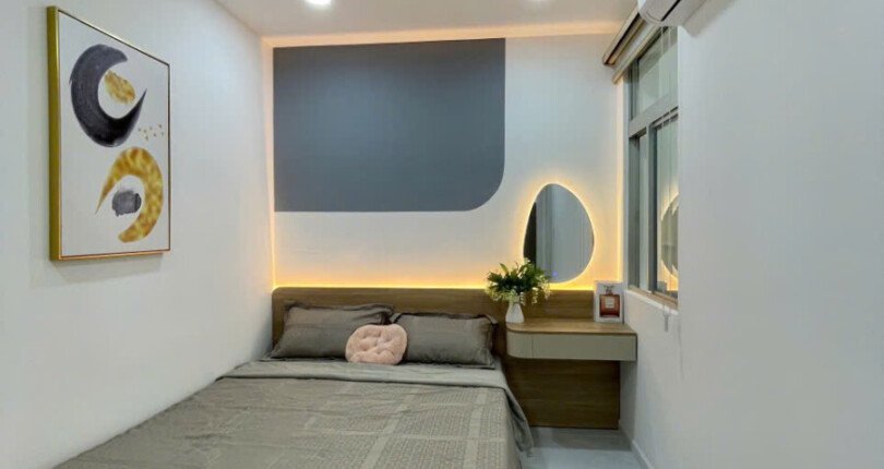 hinh anh phong ngu can ho ban 3 810x430 - Cần bán căn hộ chung cư Sky Garden 1, diện tích 71m2, giá 4.690 tỷ, nhà đẹp, đầy đủ nội thất.