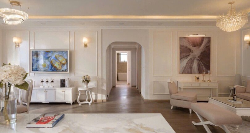 khong gian phong khach can ho ban 810x430 - Giá mua bán căn hộ 3pn block C chung cư Riverpark Residence T5/2025