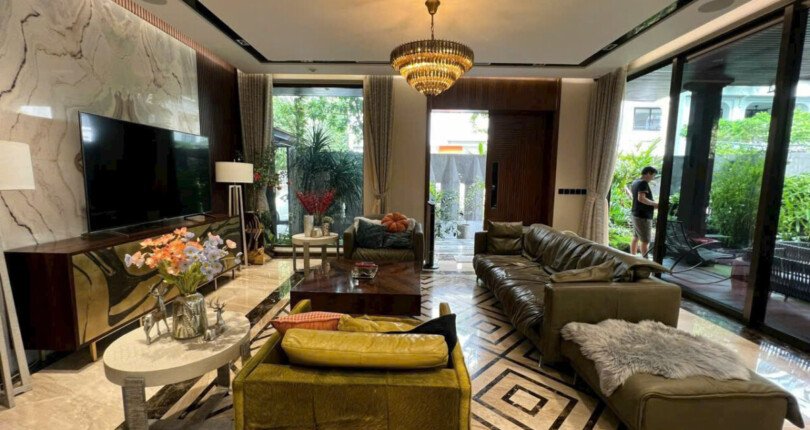 khong gian phong khach tang g sang trong 810x430 - Giá mua bán nhà Biệt thự nguyên căn A69 Đường số 23 Nam Thông 3 Quận 7 T4/2025