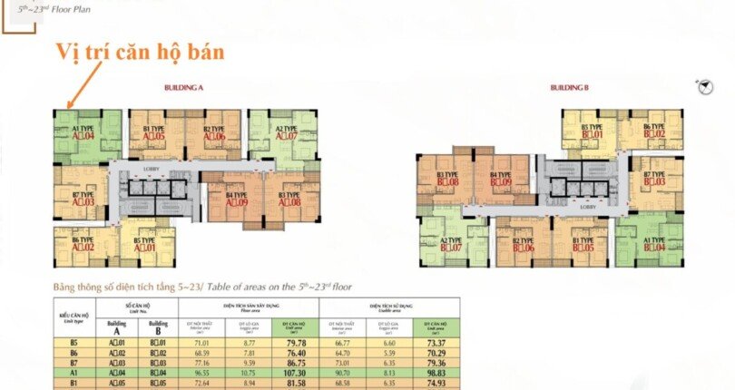 mat bang vi tri can ho ban 3 810x430 - Giá mua bán căn hộ 3pn block A view biệt thự tại chung cư The Antonia Quận 7 T4/2025