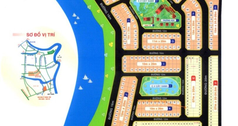 mat bang vi tri dat nen ban 1 810x430 - Giá mua bán đất nền lô M41 Khu dân cư Phú Xuân Hồng Linh Nhà Bè T4/2025
