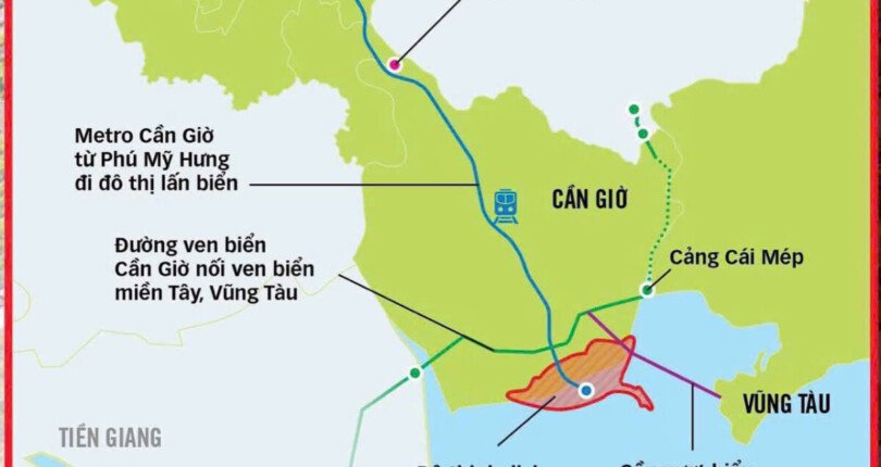 mat bang vi tri khu do thi lan bien vinhomes green paradise 810x430 - Giá cho thuê văn phòng nhỏ 18m2 tại Tháp A Vinhomes Green Paradise Cần Giờ T4/2025