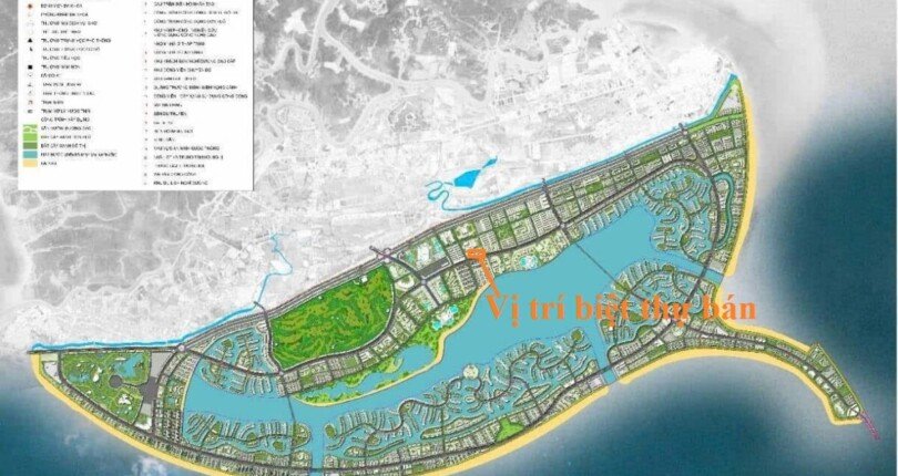 mat bang vi tri nha biet thu ban 810x430 - Giá mua bán nhà Biệt thự nguyên căn Khu đô thị Vinhomes Long Beach Cần Giờ T4/2025