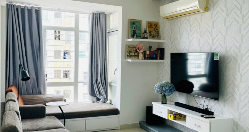 phong khach can ho cho thue 11 810x430 - Cho thuê căn hộ chung cư Sky Garden 3, 68m2, 02pn, giá 16tr/tháng, nội thất đầy đủ, xem nhà dễ.